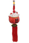 ÇinDünyadan HediyelerDNY-HD101472Keskin Hediyelik Eşya Ve TekstilFeng Shui Maneki Neko Şans Kedisi Kırmızı No.2