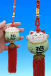 ÇinDünyadan HediyelerDNY-HD101475Keskin Hediyelik Eşya Ve TekstilFeng Shui Maneki Neko Şans Kedisi Yeşil No.2