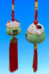 ÇinDünyadan HediyelerDNY-HD101475Keskin Hediyelik Eşya Ve TekstilFeng Shui Maneki Neko Şans Kedisi Yeşil No.2