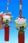 ÇinDünyadan HediyelerDNY-HD101475Keskin Hediyelik Eşya Ve TekstilFeng Shui Maneki Neko Şans Kedisi Yeşil No.2