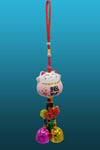 ÇinDünyadan HediyelerDNY-HD101476Keskin Hediyelik Eşya Ve TekstilFeng Shui Maneki Neko Şans Kedisi Pembe No.3