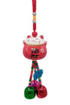ÇinDünyadan HediyelerDNY-HD101477Keskin Hediyelik Eşya Ve TekstilFeng Shui Maneki Neko Şans Kedisi Kırmızı No.3