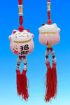 ÇinDünyadan HediyelerDNY-HD101481Keskin Hediyelik Eşya Ve TekstilFeng Shui Maneki Neko Şans Kedisi Pembe No.4