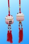 ÇinDünyadan HediyelerDNY-HD101481Keskin Hediyelik Eşya Ve TekstilFeng Shui Maneki Neko Şans Kedisi Pembe No.4