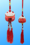 ÇinDünyadan HediyelerDNY-HD101482Keskin Hediyelik Eşya Ve TekstilFeng Shui Maneki Neko Şans Kedisi Kırmızı No.4