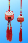 ÇinDünyadan HediyelerDNY-HD101482Keskin Hediyelik Eşya Ve TekstilFeng Shui Maneki Neko Şans Kedisi Kırmızı No.4