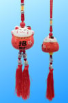 ÇinDünyadan HediyelerDNY-HD101482Keskin Hediyelik Eşya Ve TekstilFeng Shui Maneki Neko Şans Kedisi Kırmızı No.4