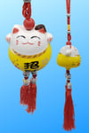 ÇinDünyadan HediyelerDNY-HD101484Keskin Hediyelik Eşya Ve TekstilFeng Shui Maneki Neko Şans Kedisi Sarı No.4