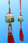 ÇinDünyadan HediyelerDNY-HD101485Keskin Hediyelik Eşya Ve TekstilFeng Shui Maneki Neko Şans Kedisi Yeşil No.4