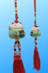 ÇinDünyadan HediyelerDNY-HD101485Keskin Hediyelik Eşya Ve TekstilFeng Shui Maneki Neko Şans Kedisi Yeşil No.4