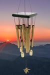 ÇinDünyadan HediyelerDNY-HD101487Keskin Hediyelik Eşya Ve TekstilFeng Shui Metal Rüzgar Çanı Şans Parası Kare S06