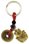 ÇinDünyadan HediyelerDNY-HDALK2256Keskin Hediyelik Eşya Ve TekstilÇin Feng Shui Şans ve Bereket Parası Maneki Neko Metal Anahtarlık