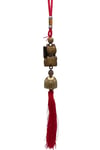 ÇinDünyadan HediyelerDNY-HDALK2259Keskin Hediyelik Eşya Ve TekstilÇin Feng Shui Şans ve Bereket Metal Çan Maneki Neko 30 cm