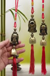 ÇinDünyadan HediyelerDNY-HDALK2261Keskin Hediyelik Eşya Ve TekstilÇin Feng Shui Şans ve Bereket Metal Çan Buda 30 cm