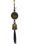 ÇinDünyadan HediyelerDNY-HDALK2265Keskin Hediyelik Eşya Ve TekstilÇin Feng Shui Şans ve Bereket Metal Para Çan 40 cm