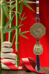 ÇinDünyadan HediyelerDNY-HDALK2266Keskin Hediyelik Eşya Ve TekstilÇin Feng Shui Şans ve Bereket Metal Bagua Çan 40 cm
