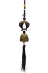 ÇinDünyadan HediyelerDNY-HDALK2267Keskin Hediyelik Eşya Ve TekstilÇin Feng Shui Şans ve Bereket Metal Koi Balık Çan 35 cm