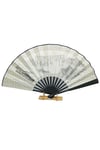 ÇinDünyadan HediyelerDNY-HDYCNSYLPZ60N3SKeskin Hediyelik Eşya Ve TekstilÇin Bambu Keten Kumaş Yelpaze 03BSC Siyah Büyük Boy 60cm No.3S