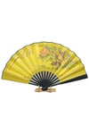 ÇinDünyadan HediyelerDNY-HDYCNSYLPZ60N7SKeskin Hediyelik Eşya Ve TekstilÇin Bambu Keten Kumaş Yelpaze 07BSG Siyah Büyük Boy 60cm No.7S