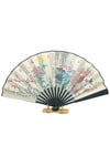 ÇinDünyadan HediyelerDNY-HDYCNSYLPZ60N4SKeskin Hediyelik Eşya Ve TekstilÇin Bambu Keten Kumaş Yelpaze 04BSD Siyah Büyük Boy 60cm No.4S