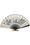 ÇinDünyadan HediyelerDNY-HDYCNSYLPZ60N3SKeskin Hediyelik Eşya Ve TekstilÇin Bambu Keten Kumaş Yelpaze 03BSC Siyah Büyük Boy 60cm No.3S