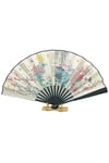 ÇinDünyadan HediyelerDNY-HDYCNSYLPZ60N4SKeskin Hediyelik Eşya Ve TekstilÇin Bambu Keten Kumaş Yelpaze 04BSD Siyah Büyük Boy 60cm No.4S