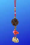 ÇinDünyadan HediyelerDNY-HDYKSKALK2960Keskin Hediyelik Eşya Ve TekstilFeng Shui Metal Şans Bereket Paraları ve Çan 26 cm