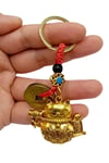ÇinDünyadan HediyelerDNY-HDYKSKALK3360Keskin Hediyelik Eşya Ve TekstilFeng Shui Şans Parası Maneki Neko Metal Anahtarlık No.2