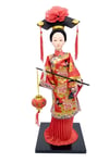 ÇinDünyadan HediyelerDNY-HDYZMTCHNS01Keskin Hediyelik Eşya Ve TekstilGeleneksel Çin Kostüm Bebek Kabuki Biblo 30 cm No.1