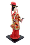 ÇinDünyadan HediyelerDNY-HDYZMTCHNS01Keskin Hediyelik Eşya Ve TekstilGeleneksel Çin Kostüm Bebek Kabuki Biblo 30 cm No.1