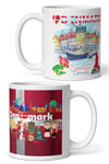 DanimarkaDünyadan HediyelerDNY-HDMUGB05Keskin Hediyelik Eşya Ve TekstilDanimarka Kupa Bardak 2 Adet Seyahat Hatıra Denmark Mug
