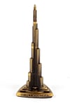 DubaiDünyadan HediyelerDNY-HD100851Keskin Hediyelik Eşya Ve TekstilVintage Metal Burj Khalifa Biblo Antik Bronz 18 cm Burç Halife