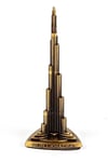 DubaiDünyadan HediyelerDNY-HD100851Keskin Hediyelik Eşya Ve TekstilVintage Metal Burj Khalifa Biblo Antik Bronz 18 cm Burç Halife