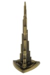 DubaiDünyadan HediyelerDNY-HD100852Keskin Hediyelik Eşya Ve TekstilVintage Metal Burj Khalifa Biblo Antik Bronz 22 cm Burç Halife