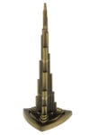 DubaiDünyadan HediyelerDNY-HD100852Keskin Hediyelik Eşya Ve TekstilVintage Metal Burj Khalifa Biblo Antik Bronz 22 cm Burç Halife