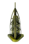 DubaiDünyadan HediyelerDNY-HD100854Keskin Hediyelik Eşya Ve TekstilVintage Metal Dubai Burj Al Arab Biblo Antik Bronz 16 cm
