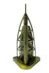 DubaiDünyadan HediyelerDNY-HD100854Keskin Hediyelik Eşya Ve TekstilVintage Metal Dubai Burj Al Arab Biblo Antik Bronz 16 cm