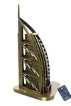 DubaiDünyadan HediyelerDNY-HD100854Keskin Hediyelik Eşya Ve TekstilVintage Metal Dubai Burj Al Arab Biblo Antik Bronz 16 cm