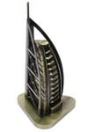DubaiDünyadan HediyelerDNY-HD100854Keskin Hediyelik Eşya Ve TekstilVintage Metal Dubai Burj Al Arab Biblo Antik Bronz 16 cm