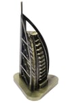 DubaiDünyadan HediyelerDNY-HD100854Keskin Hediyelik Eşya Ve TekstilVintage Metal Dubai Burj Al Arab Biblo Antik Bronz 16 cm