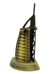 DubaiDünyadan HediyelerDNY-HDMTL650Keskin Hediyelik Eşya Ve TekstilVintage Metal Dubai Burj Al Arab Hotel Bronz 13 cm