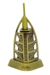 DubaiDünyadan HediyelerDNY-HDMTL650Keskin Hediyelik Eşya Ve TekstilVintage Metal Dubai Burj Al Arab Hotel Bronz 13 cm
