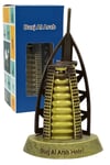 DubaiDünyadan HediyelerDNY-HDMTL650Keskin Hediyelik Eşya Ve TekstilVintage Metal Dubai Burj Al Arab Hotel Bronz 13 cm