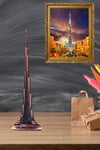DubaiDünyadan HediyelerDNY-HDYBJKLF22BKeskin Hediyelik Eşya Ve TekstilVintage Metal Burj Khalifa Biblo Bakır 22 cm Burç Halife
