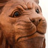 EndonezyaDünyadan HediyelerBB-63215-AYIKeskin Hediyelik Eşya Ve TekstilMaun Ağacı Aslan Kafası El Yapımı Duvar Dekoru Biblo 40cm