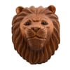 EndonezyaDünyadan HediyelerBB-63215-AYIKeskin Hediyelik Eşya Ve TekstilMaun Ağacı Aslan Kafası El Yapımı Duvar Dekoru Biblo 40cm