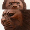 EndonezyaDünyadan HediyelerBB-632548-AYIKeskin Hediyelik Eşya Ve TekstilMaun Ağacı Aslan Kafası El Yapımı Duvar Dekoru Biblo 30cm