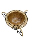 EndonezyaDünyadan HediyelerDNY-HD100575Keskin Hediyelik Eşya Ve TekstilHindistan Cevizi Şekerlik Spiral Coconut Metal Ayaklı Coconat Kase No.1