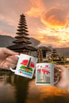 EndonezyaDünyadan HediyelerDNY-HDMUGB18Keskin Hediyelik Eşya Ve TekstilEndonezya Kupa Bardak 2 Adet Seyahat Hatıra Indonesia Mug