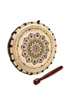 EndonezyaDünyadan HediyelerDNY-HDYKSK1085Keskin Hediyelik Eşya Ve TekstilŞaman Davulu 22cm Motifli Şamanik Mandala Davulu Orta Boy